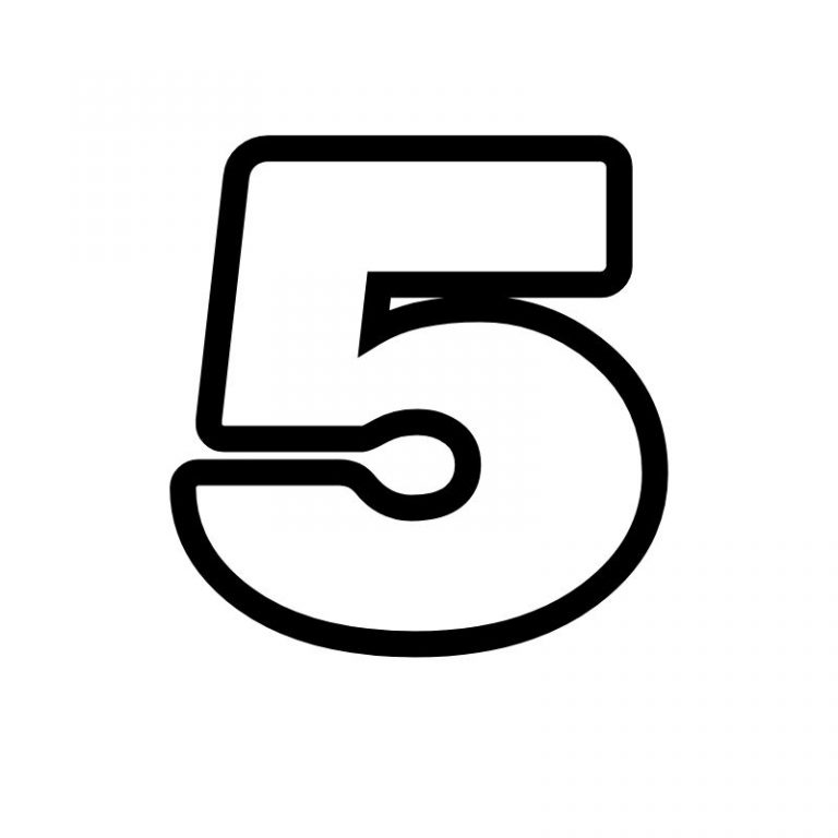 דף צביעה המספר 5