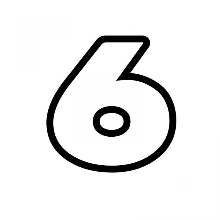 דף צביעה המספר 6