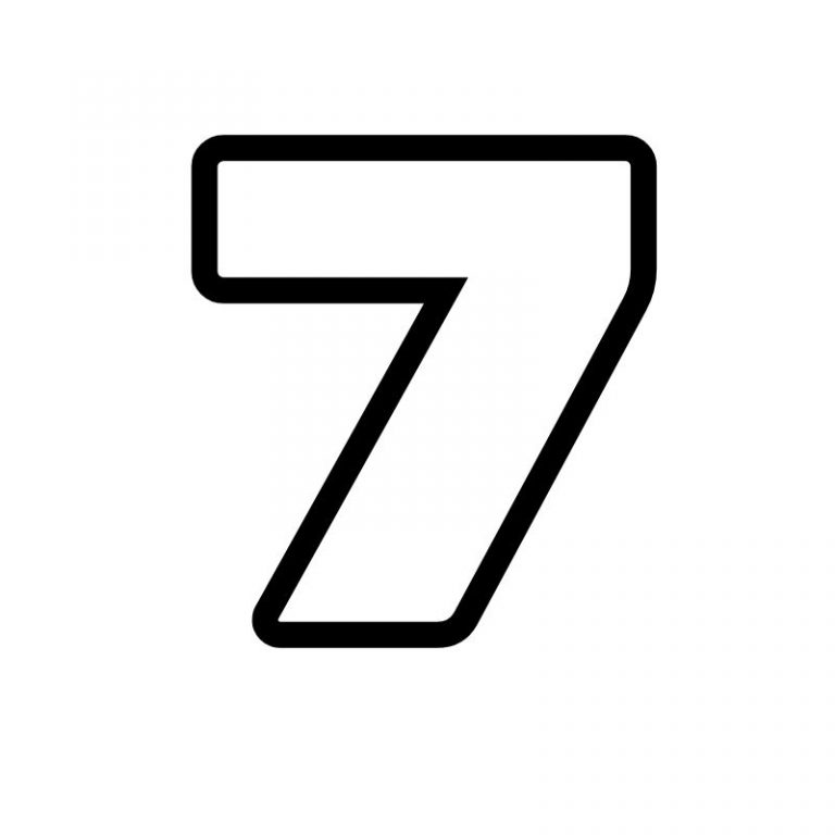 דף צביעה המספר 7