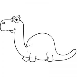 דף צביעה דינוזאור 2