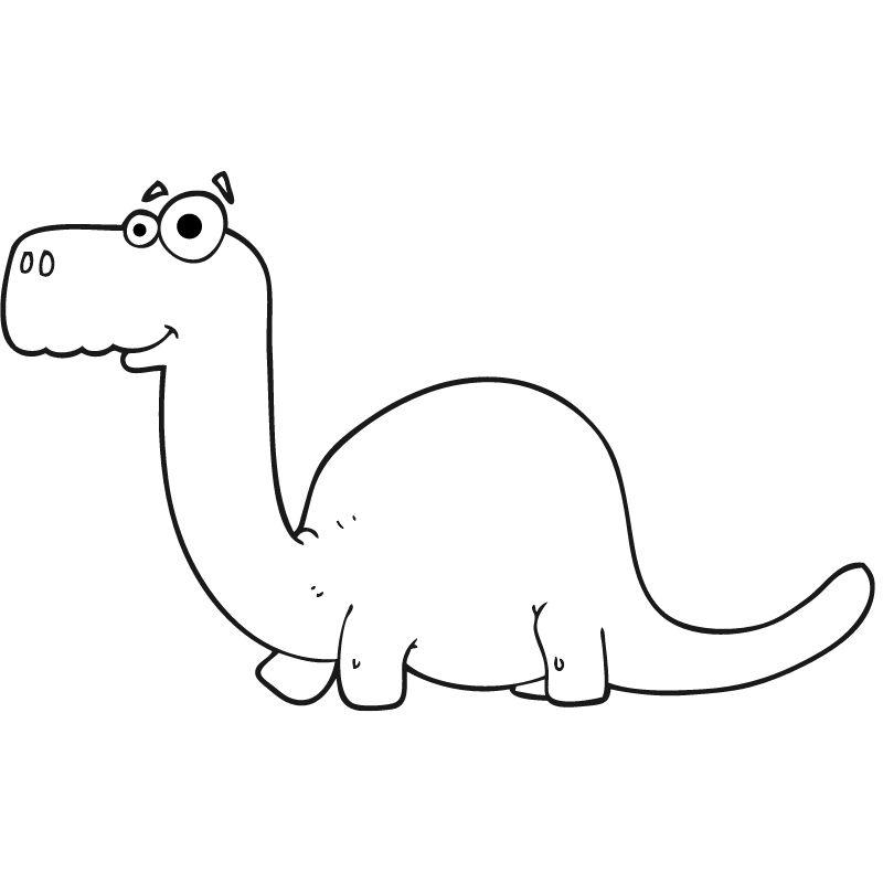 דף צביעה דינוזאור 2