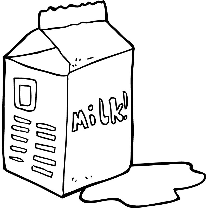 דף צביעה קרטון חלב