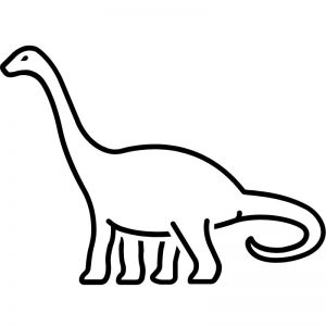 דף צביעה דינוזאור 4