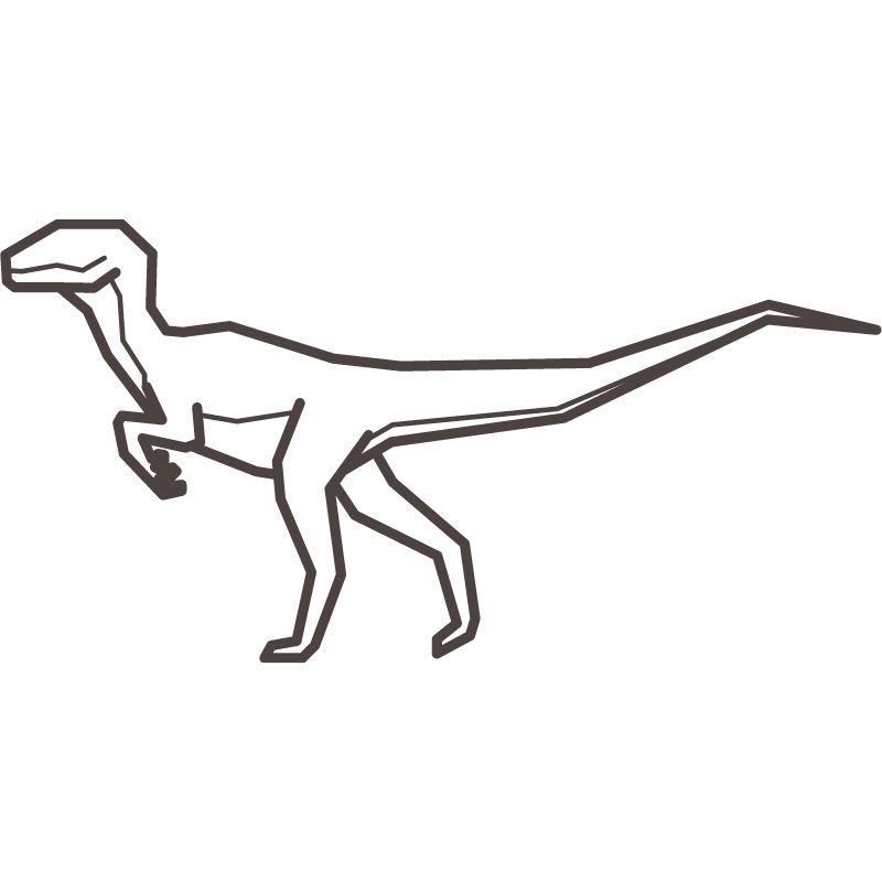 דף צביעה דינוזאור 7